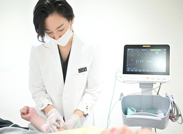 日本歯科麻酔学会認定医である院長による安全に配慮した精神鎮静法 