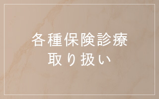各種保険診療取扱い